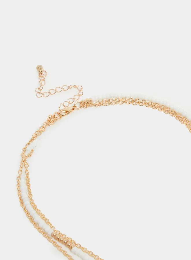 Styli  Pack of 2 - Boho Layered Necklace for Women | Best Price UAE